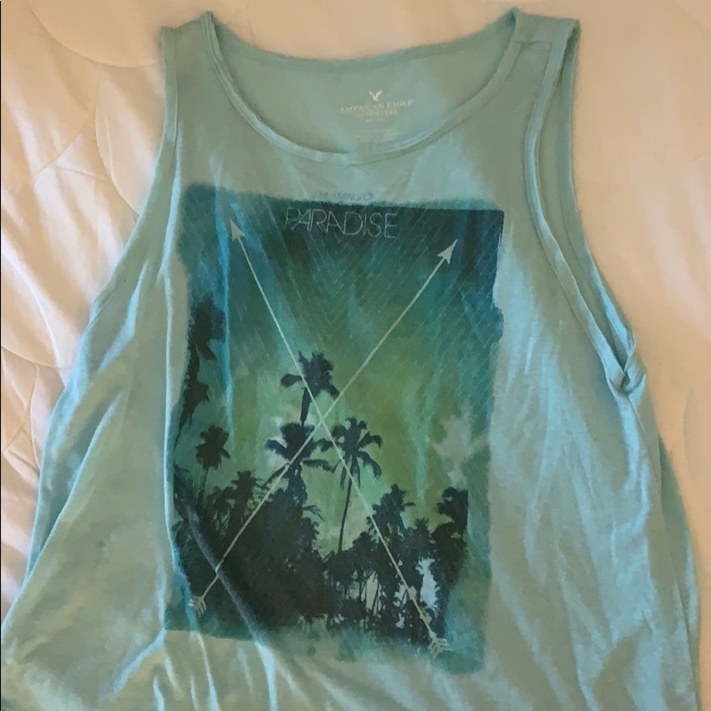 Cute summer tank💙💚